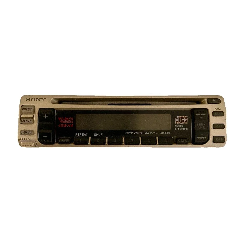 Sony CDX-1300 Replacement Faceplate For Car Stereo